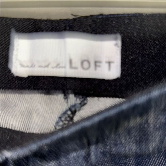LOFT Navy Blue Modern Skinny Trousers - Picture 2 of 10